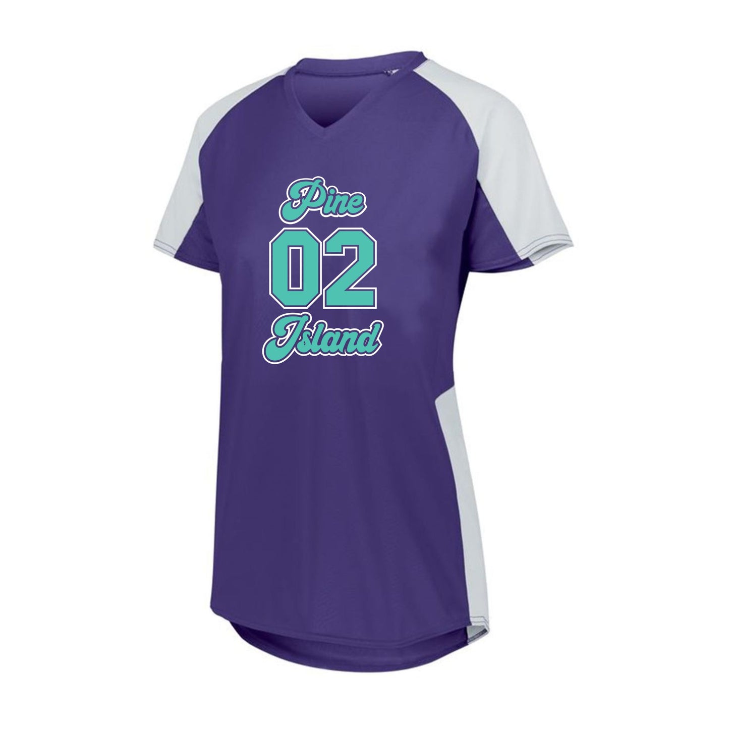 PIA Girls Cutter Volleyball Jersey - Purple