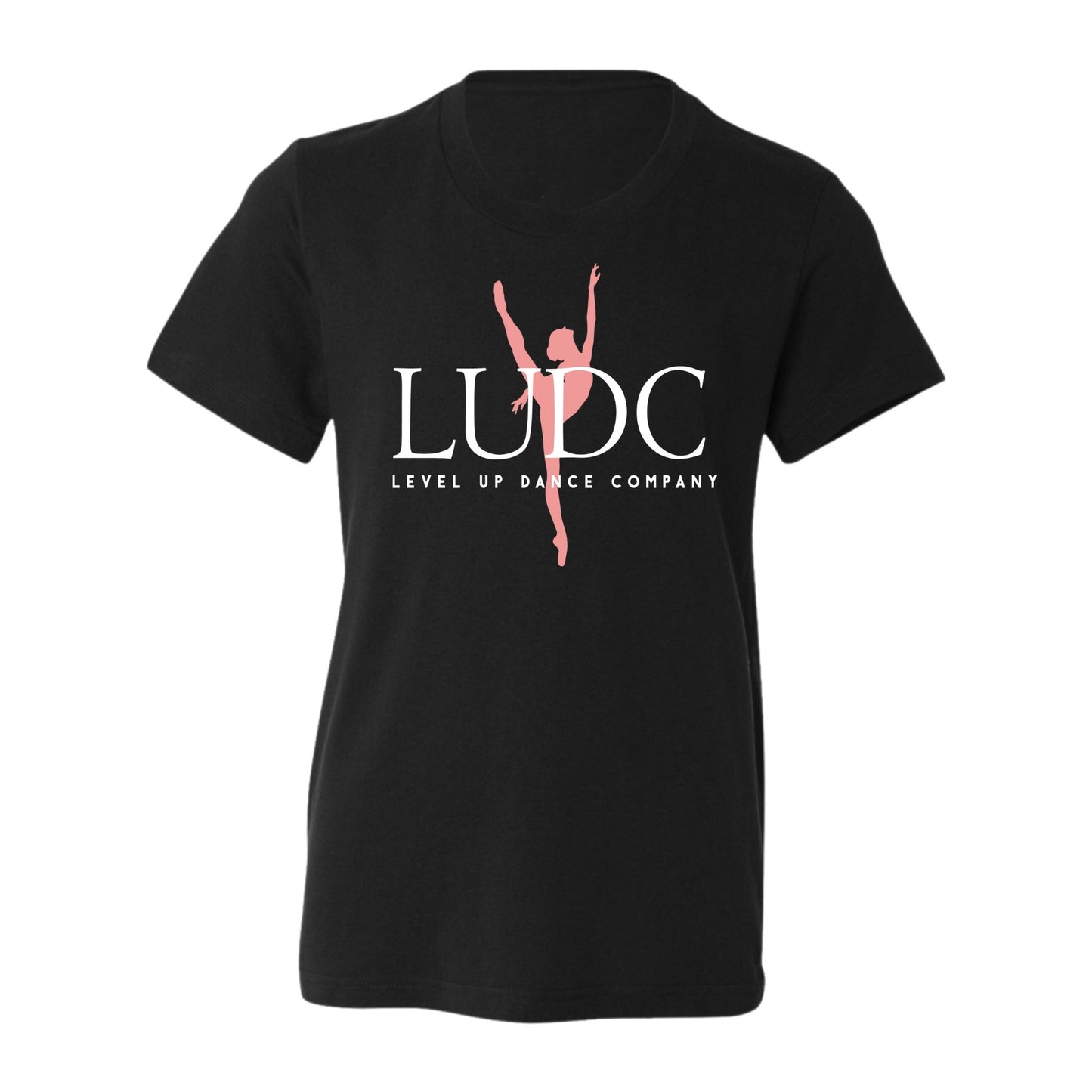 Youth - Black T-shirt - LUDC Dancer Logo