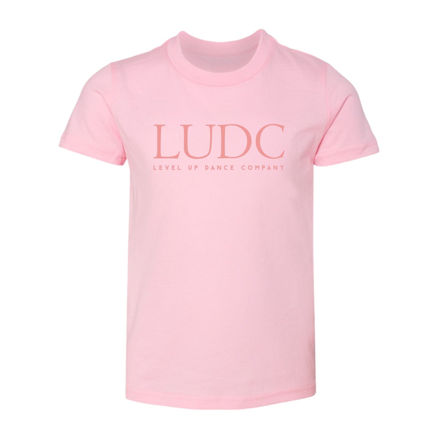 Youth - Pink T-shirt - LUDC Logo (pink)