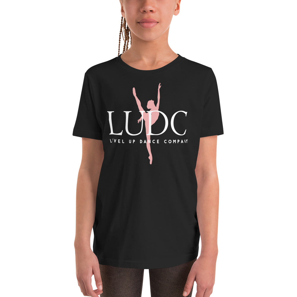 Youth - Black T-shirt - LUDC Dancer Logo