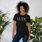 Adult - Black T-shirt - LUDC Logo
